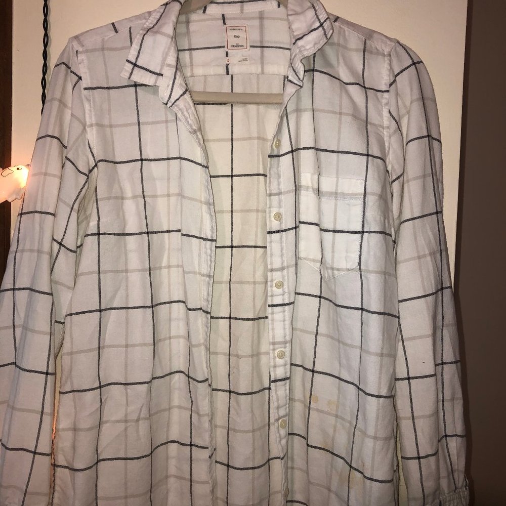 GAP Plaid Button Down